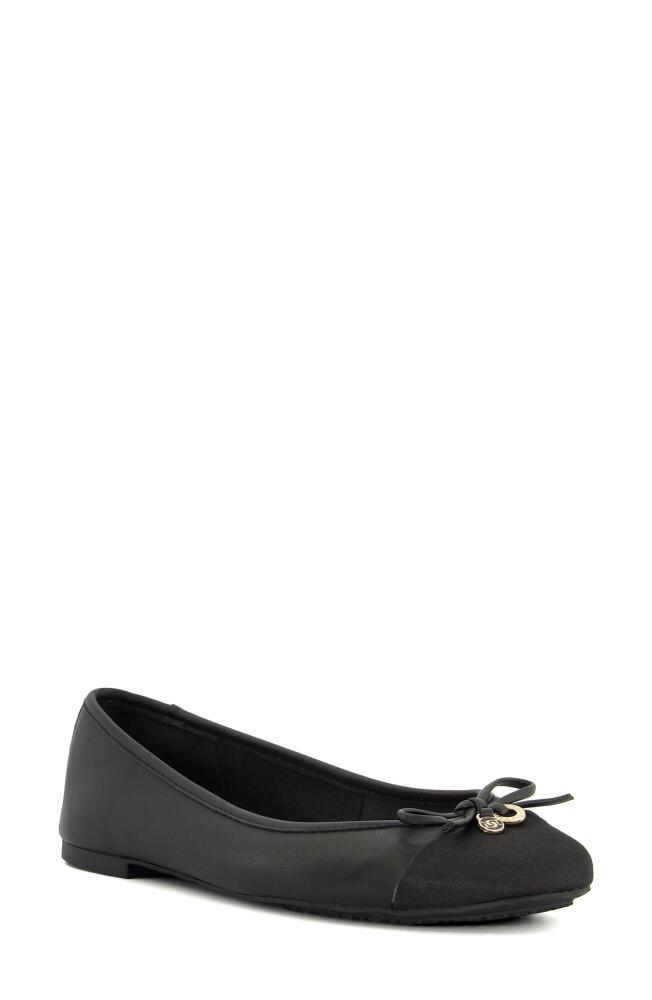 Dune London Hallo Ballet Flat in Black Cover