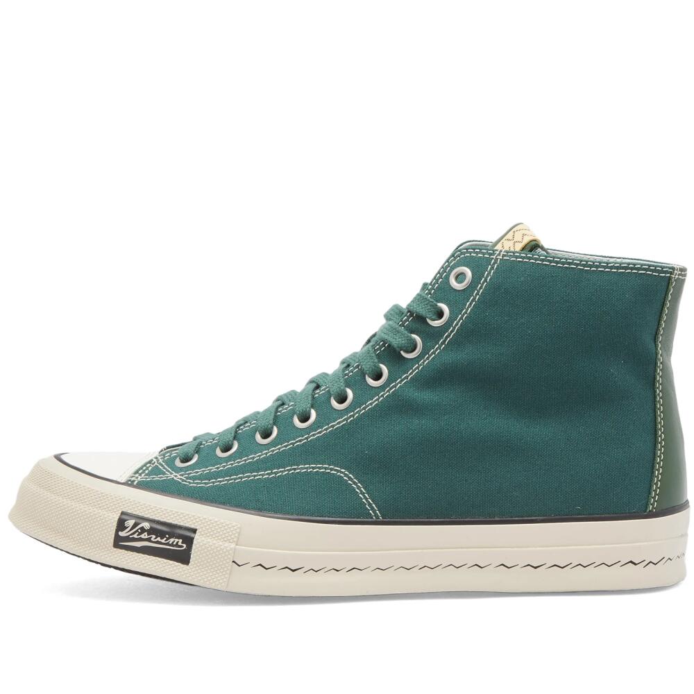 Visvim Men's Skagway Hi-Top Patten Sneakers in Green Cover