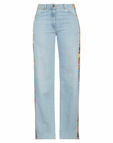 Versace Woman Jeans Blue Cotton, Elastane, Viscose Cover