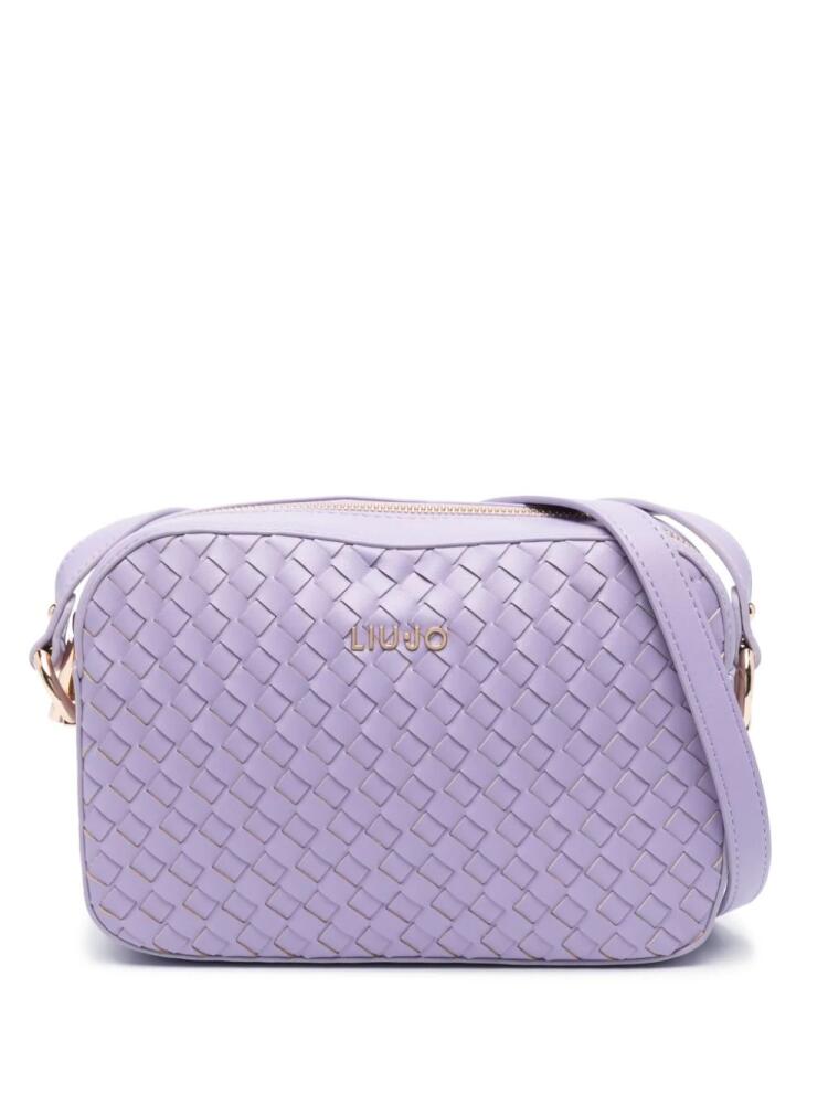 LIU JO interwoven crossbody bag - Purple Cover