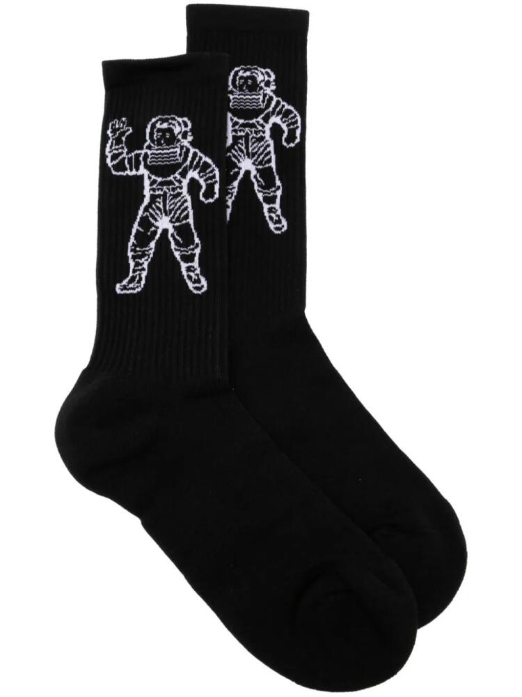 Billionaire Boys Club logo-intarsia socks - Black Cover