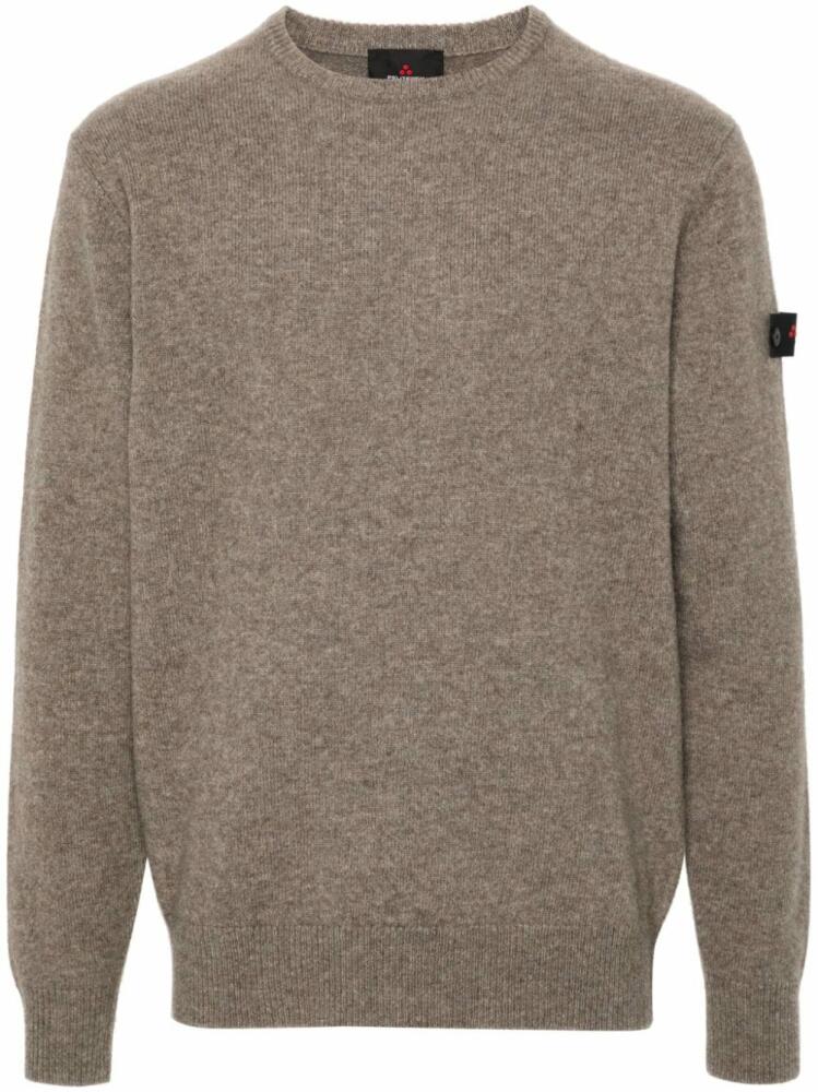 Peuterey detachable-logo sweater - Neutrals Cover