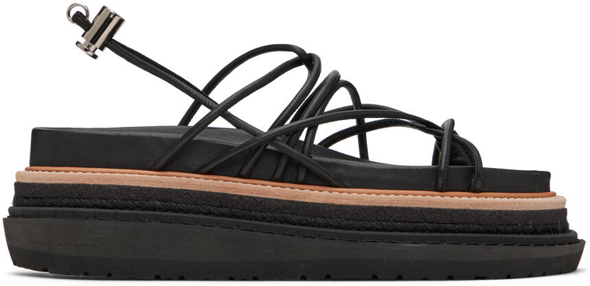 sacai Black Platform Sandals Cover