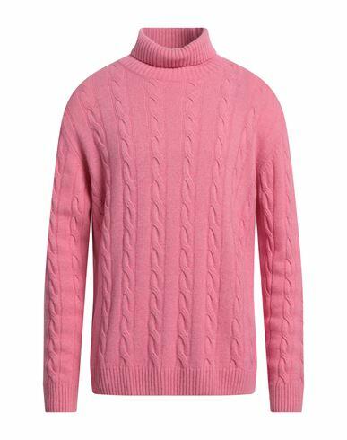 Herman & Sons Man Turtleneck Pink Wool, Cashmere Cover