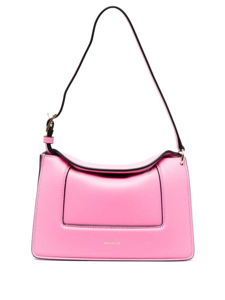 Wandler panelled leather tote bag - Pink Cover