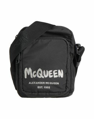 Alexander Mcqueen Man Cross-body bag Black Textile fibers Cover