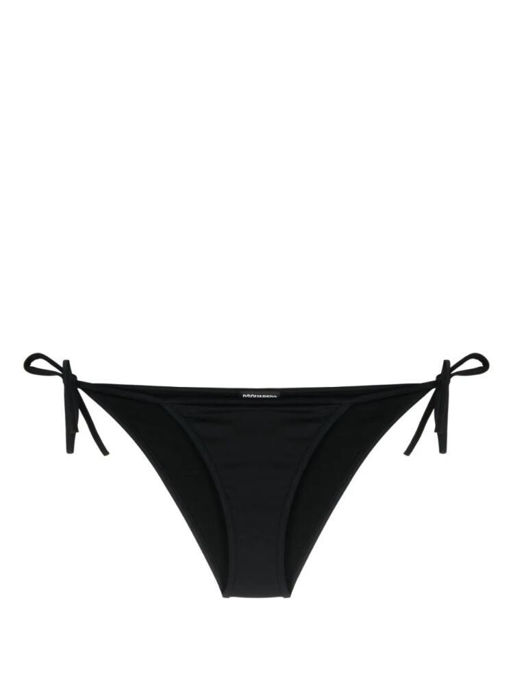 DSQUARED2 Technicolor logo-print bikini bottoms - Black Cover