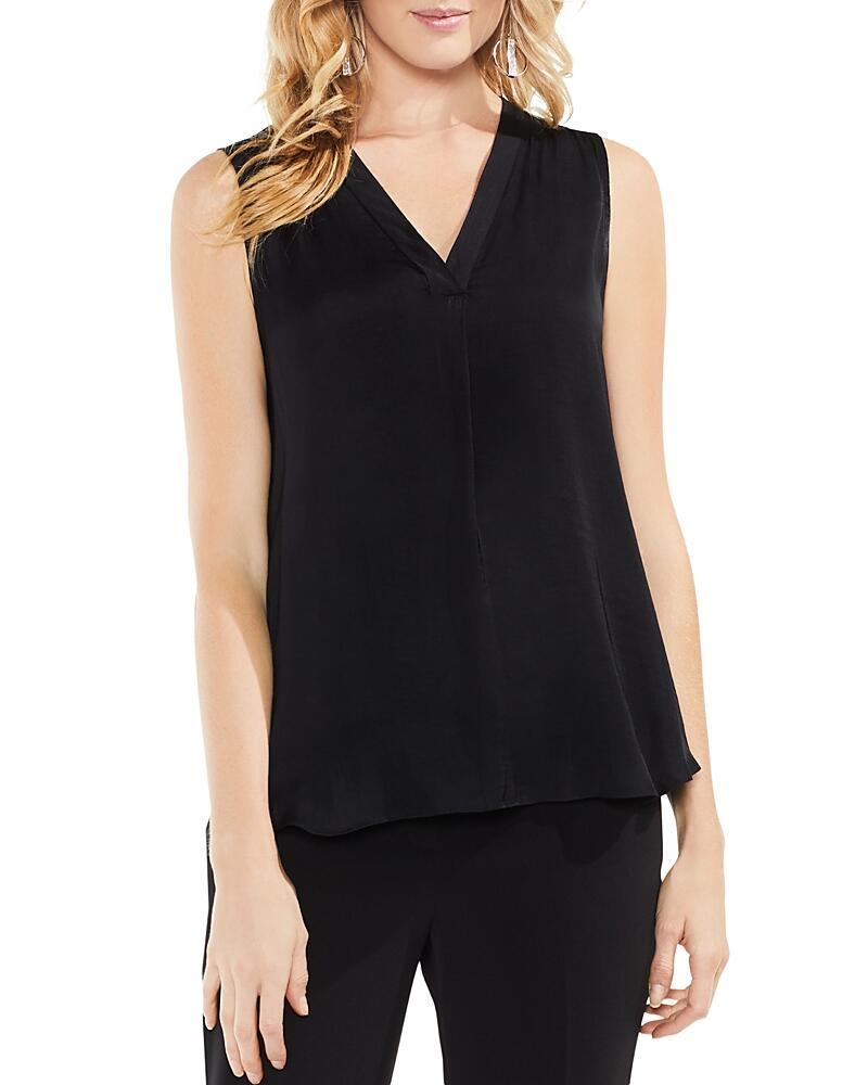 Vince Camuto Shirred High/Low Tank Cover