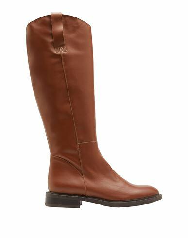 Leonardo Principi Woman Boot Brown Calfskin Cover