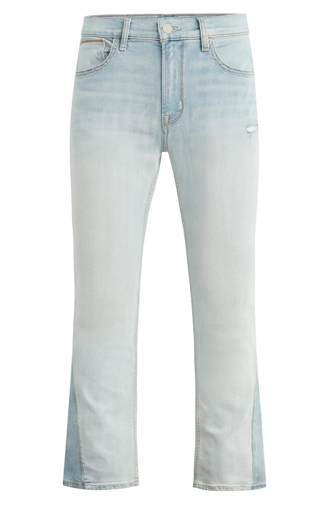 Hudson Jeans Walker Inset Kick Flare Jeans in Sunlight Cover