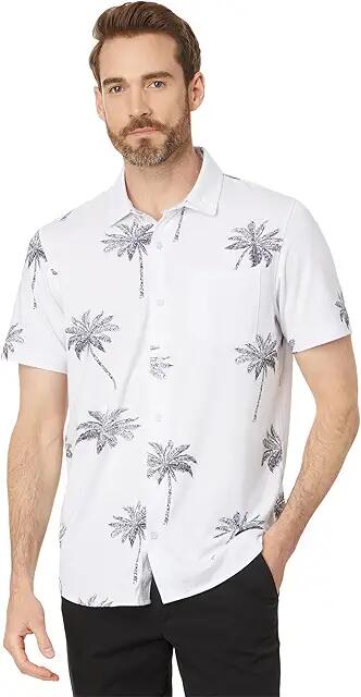 TravisMathew Safari Sun (White) Men's Short Sleeve Knit Cover