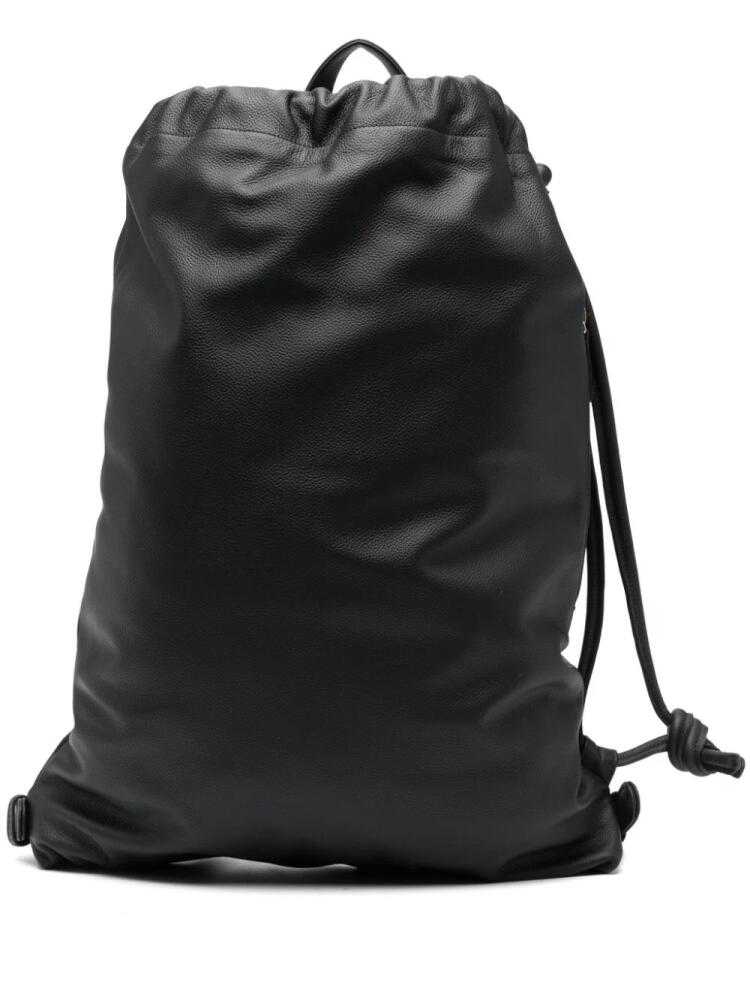 Eleventy leather backpack - Black Cover