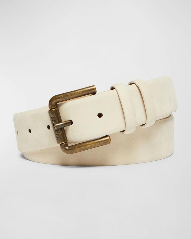 Max Mara Nubuck Leather Belt Cover