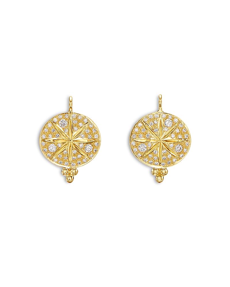 Temple St. Clair 18K Yellow Gold Diamond Sorcerer Earrings Cover