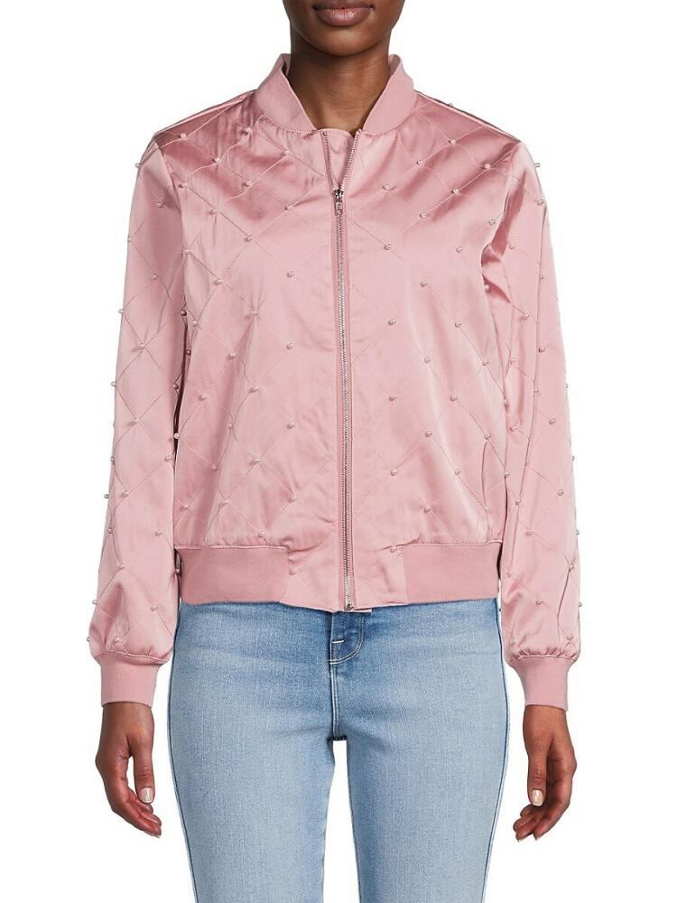 Wdny Women's Pearl Quilted Bomber Jacket - Fairy Vibe Cover