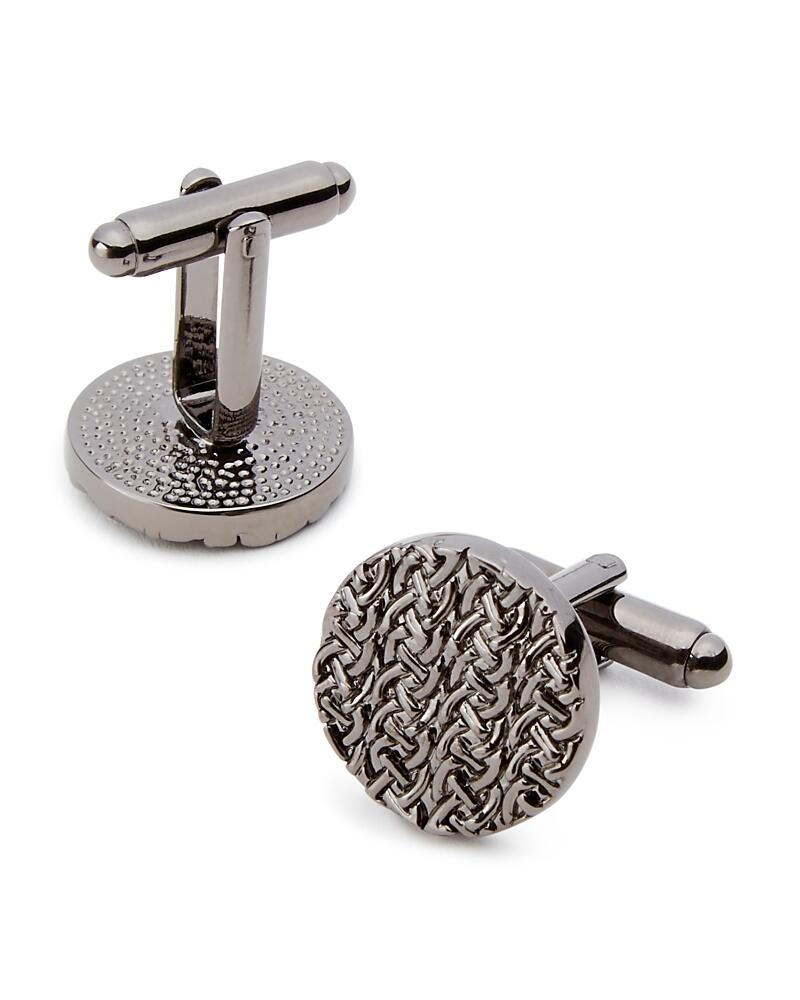 Link Up Chainlink Round Cufflinks Cover