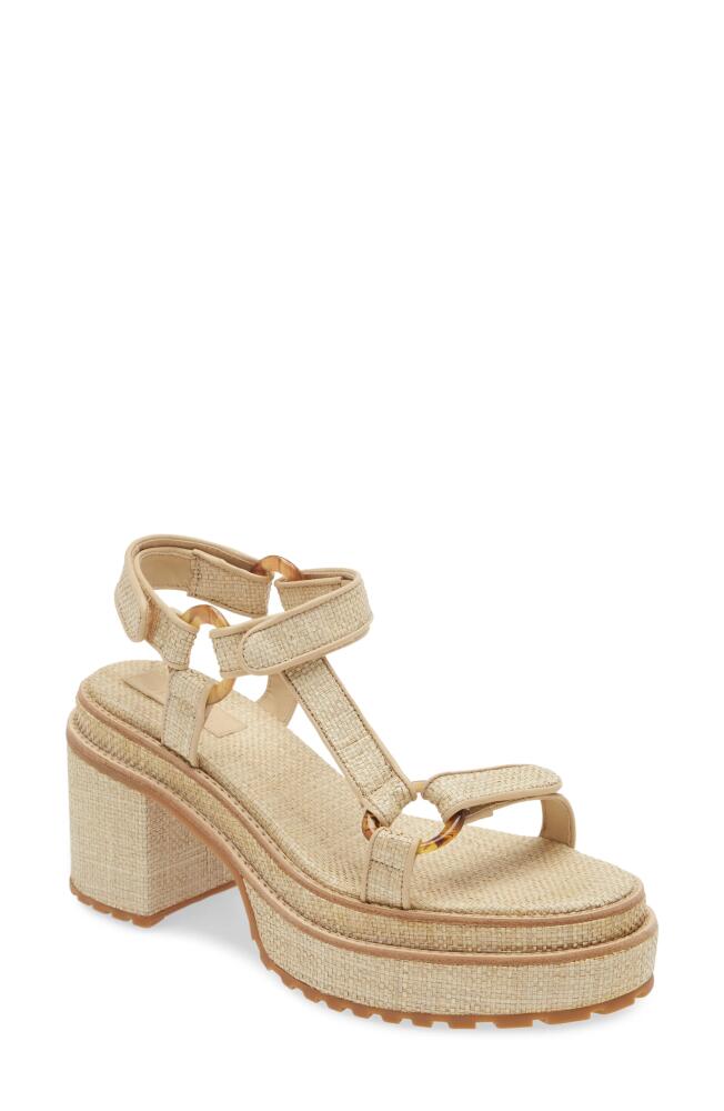 Cult Gaia Elka Platform Sandal in Natural Cover