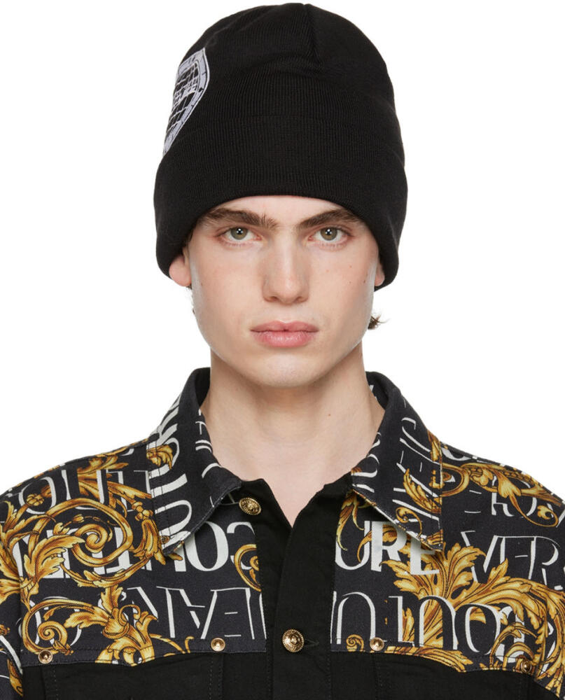 Versace Jeans Couture Black Space Beanie Cover