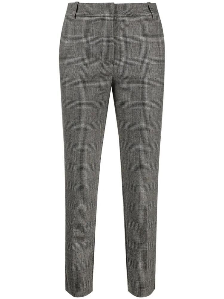 PINKO Bello checkered slim-fit trousers - Grey Cover