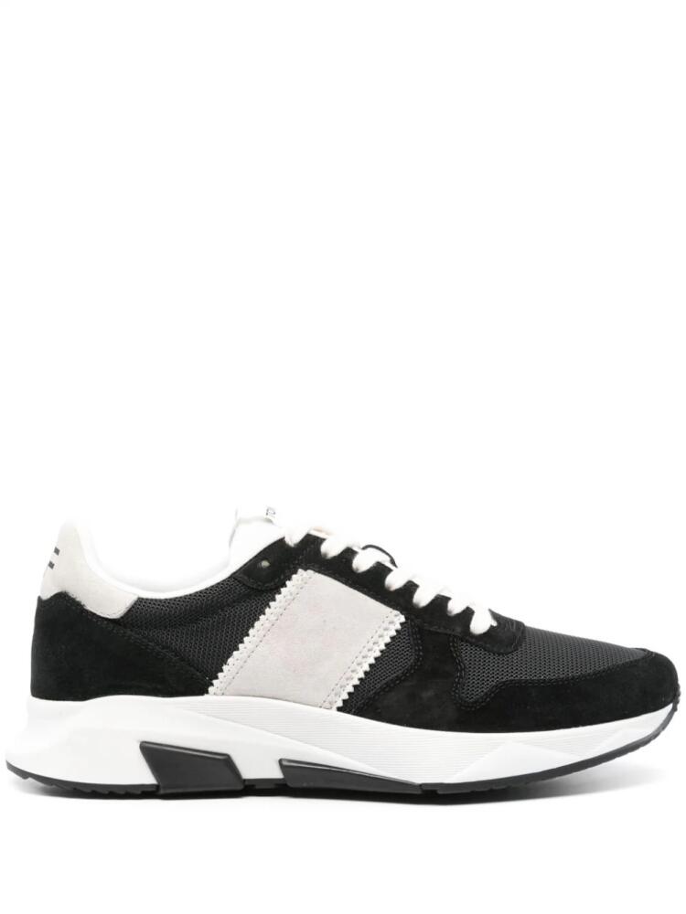 TOM FORD colourblock panelled sneakers - Black Cover