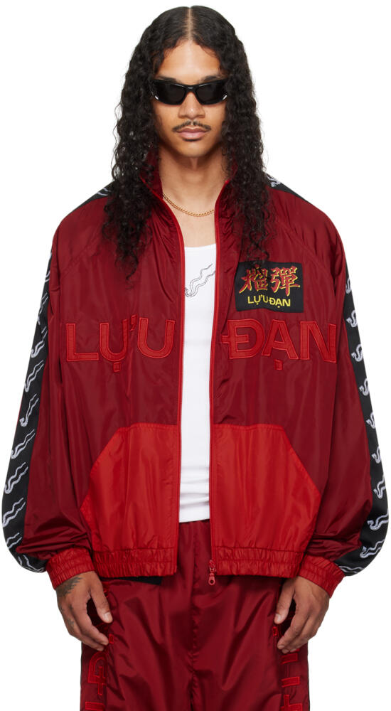 LU'U DAN Red L-D Windbreaker Jacket Cover