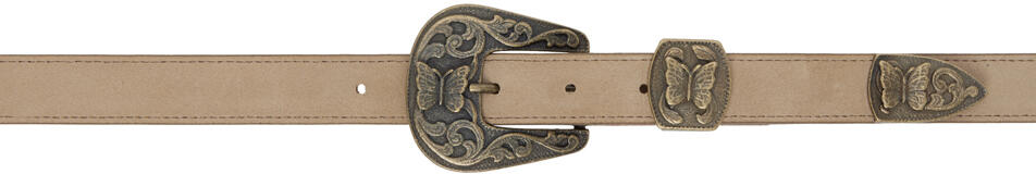 NEEDLES Taupe Papillon Western Tip Belt Cover