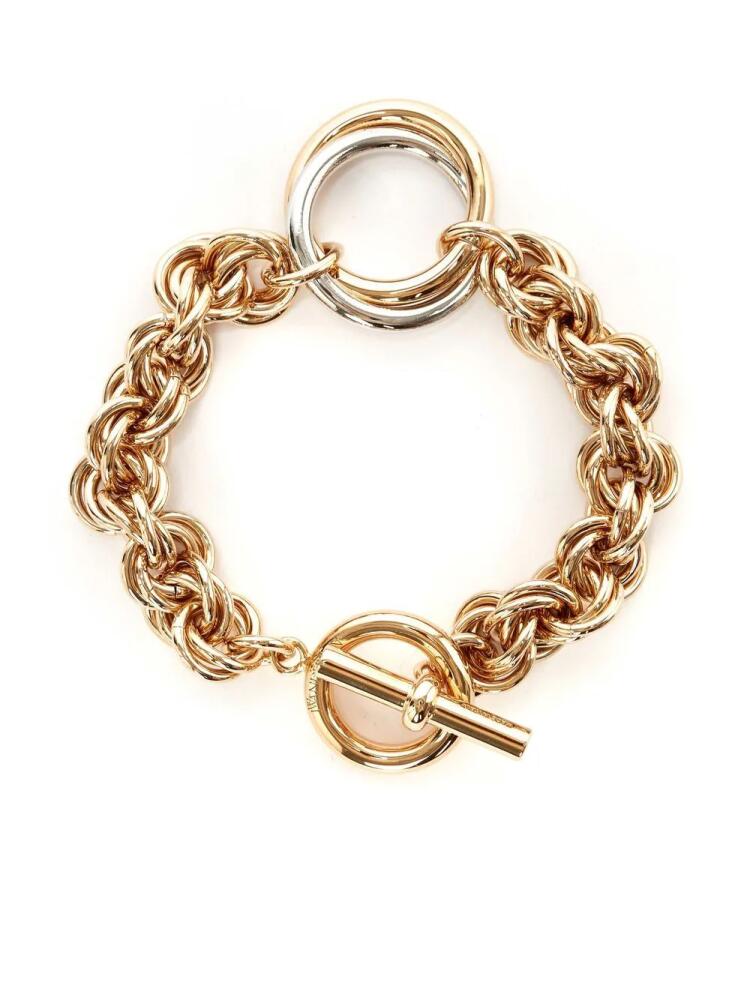 JW Anderson loop-charm chain-link bracelet - Gold Cover