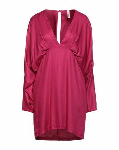 Souvenir Woman Mini dress Fuchsia Viscose Cover