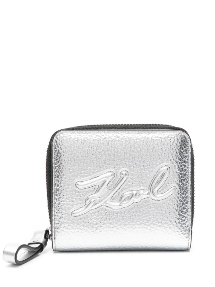 Karl Lagerfeld K/Skuare wallet - Silver Cover