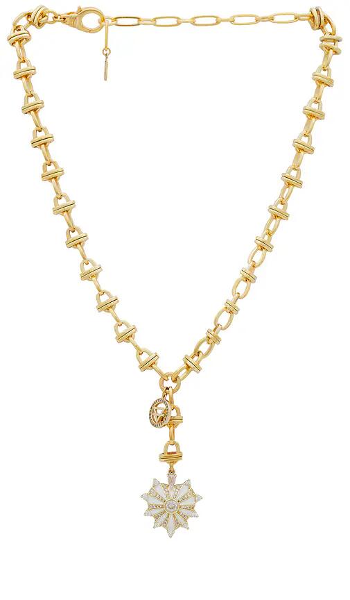 Elizabeth Cole Melina Necklace in Metallic Gold Cover