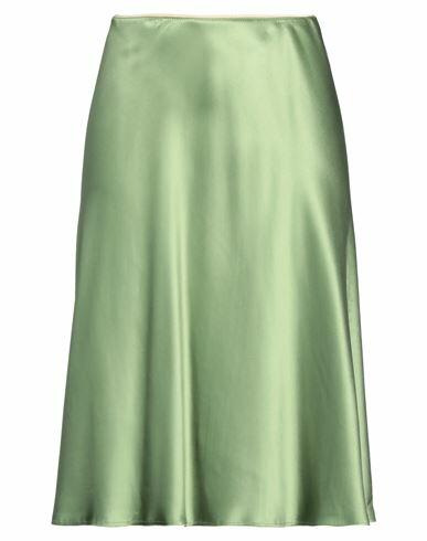 N°21 Woman Midi skirt Light green Viscose Cover