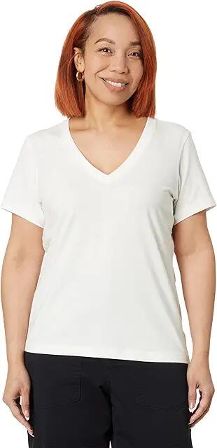 LABEL Go-To Vee (White) Women's T Shirt Cover