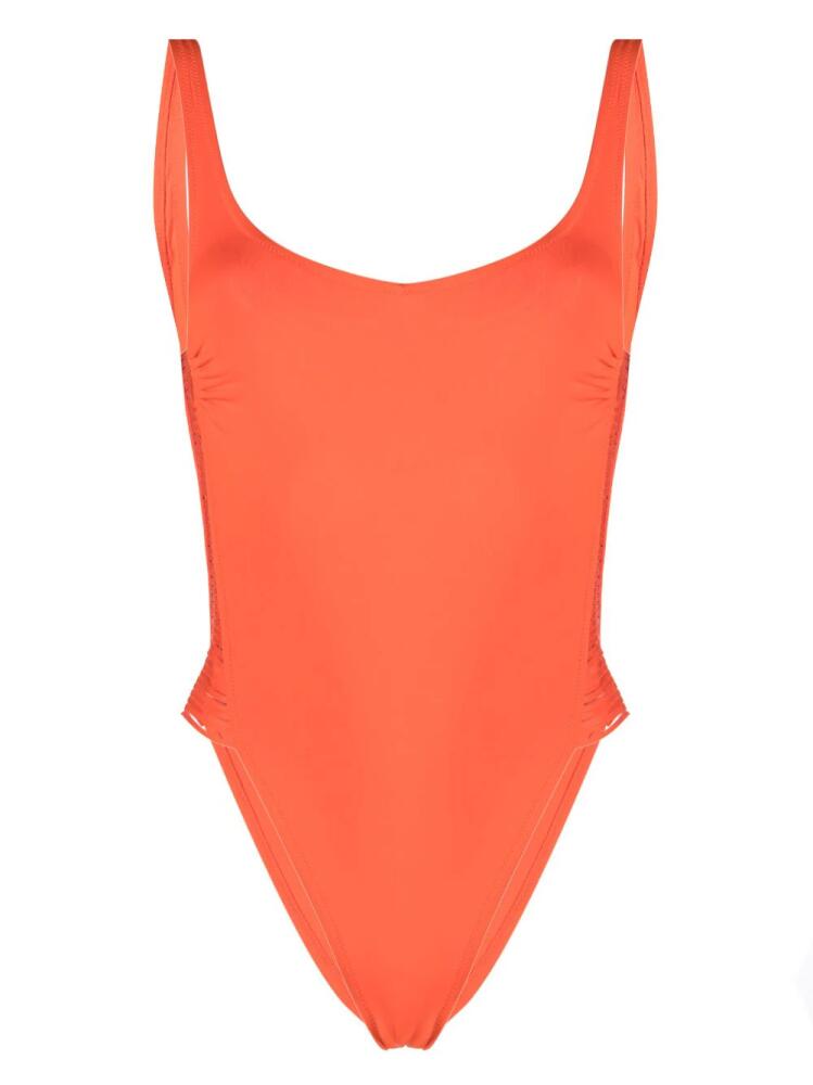 TWINSET side-straps detail one piece - Orange Cover