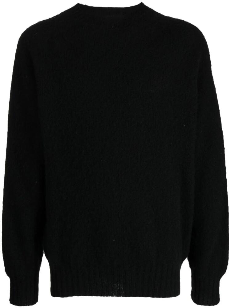 YMC Earth Suedehead crew-neck jumper - Black Cover