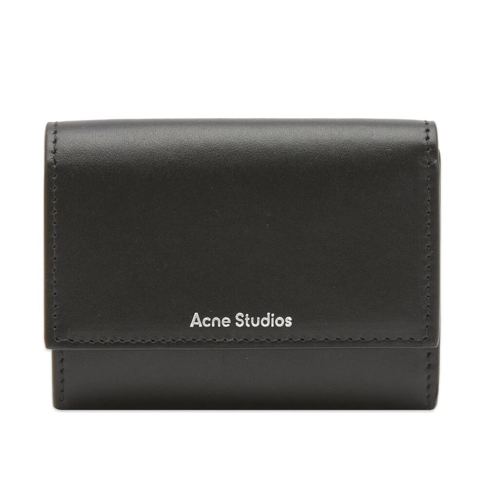 Acne Studios Men's Trifold Wallet in Black Cover