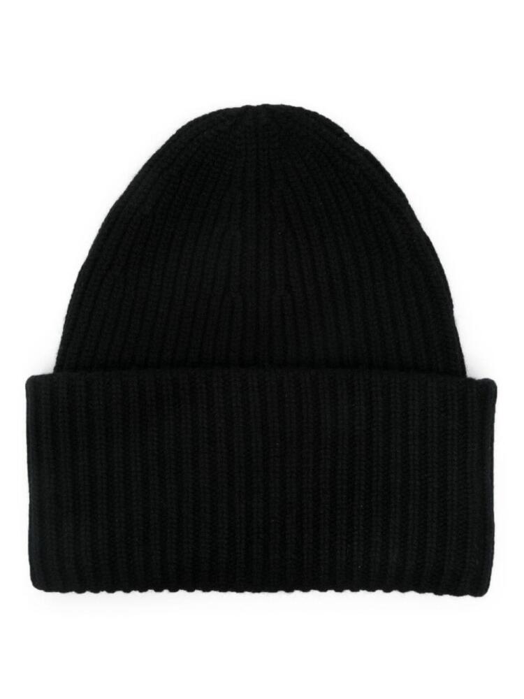 Eric Bompard ribbed beanie - Black Cover