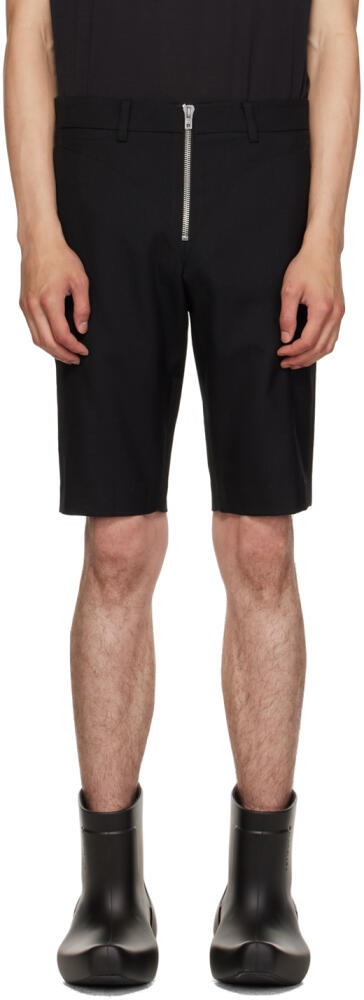 We11done Black Slim-Fit Shorts Cover