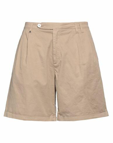 Berna Man Shorts & Bermuda Shorts Khaki Cotton, Elastane Cover