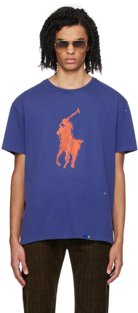 Polo Ralph Lauren Blue Big Pony T-Shirt Cover