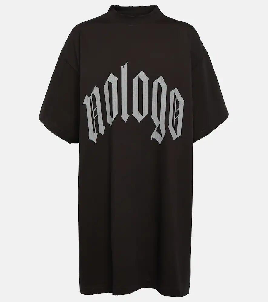 Balenciaga Printed cotton jersey T-shirt Cover