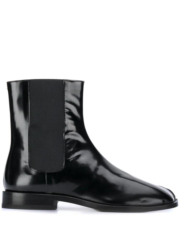 Maison Margiela Tabi leather Chelsea boots - Black Cover