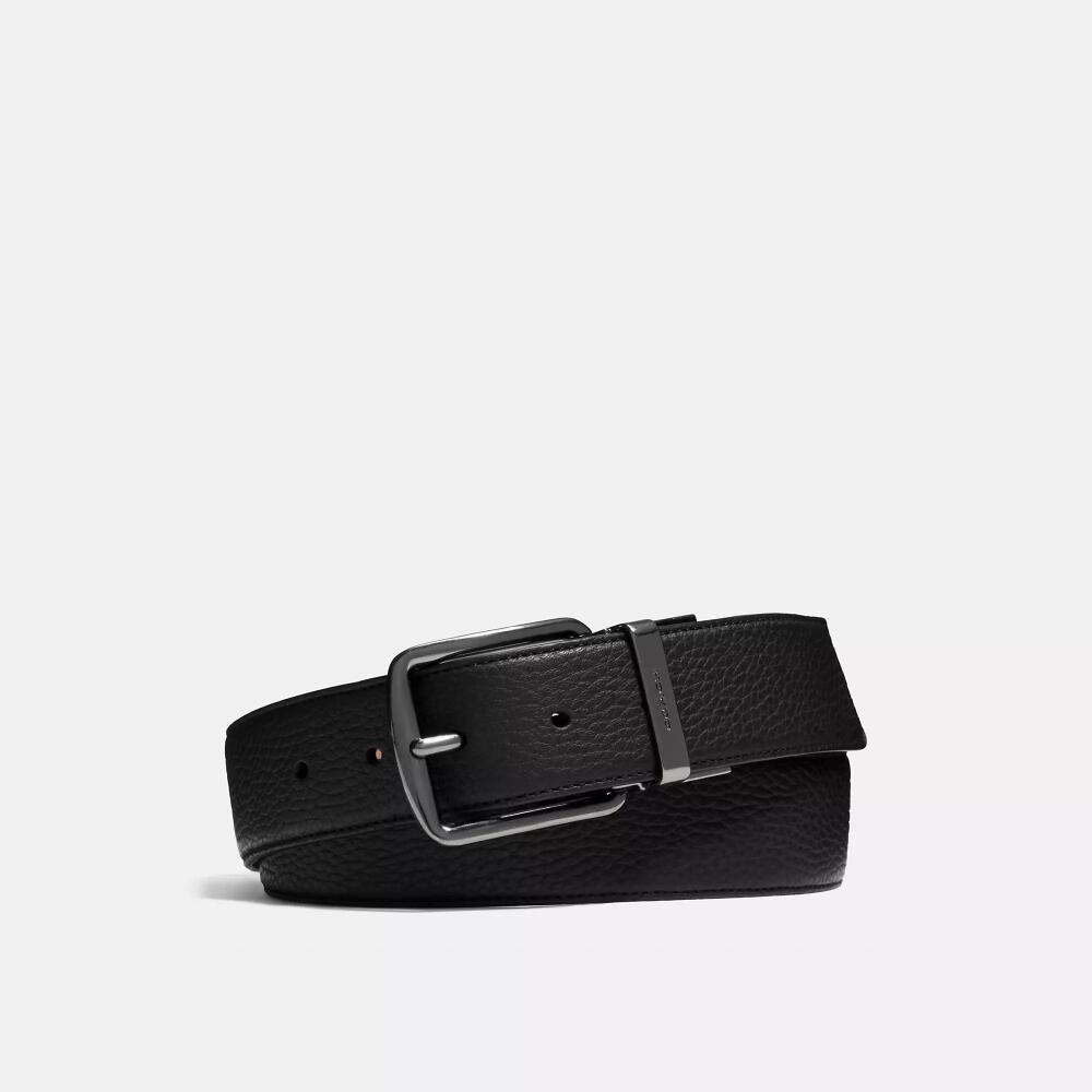 Coach Harness Buckle Cut To Size Reversible Belt, 38mm Cover