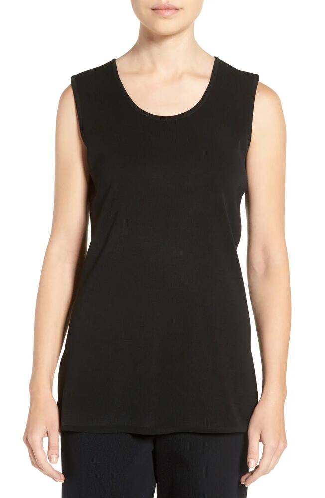 Ming Wang Long Knit Tank in Black Cover