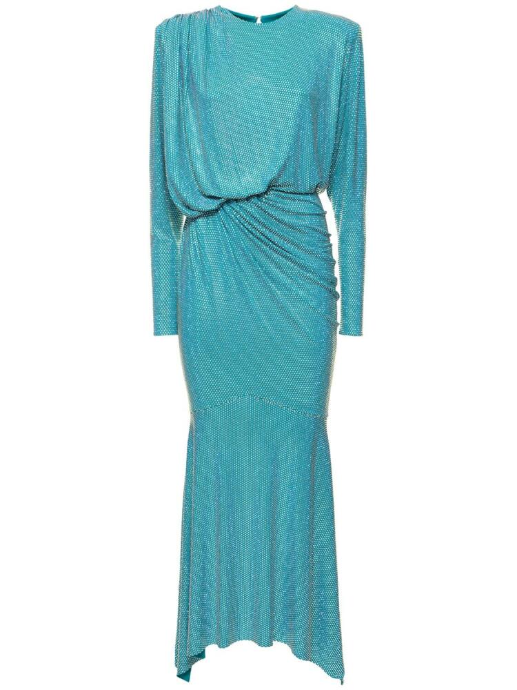 ALEXANDRE VAUTHIER Draped Jersey L/s Maxi Dress Cover