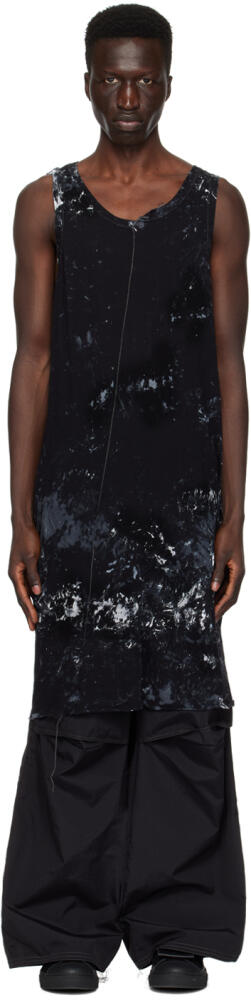 NICOLAS ANDREAS TARALIS Black Graphic Tank Top Cover