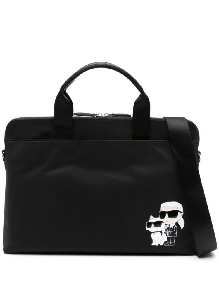 Karl Lagerfeld K/Ikonik laptop bag - Black Cover