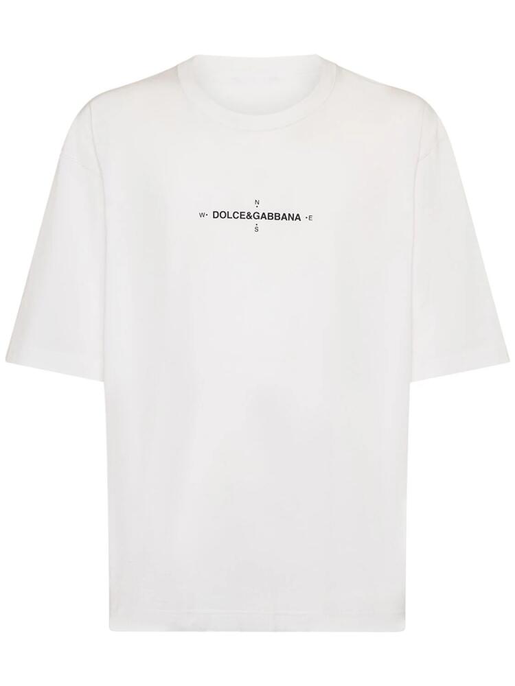 DOLCE & GABBANA Oversized Cotton Jersey T-shirt Cover