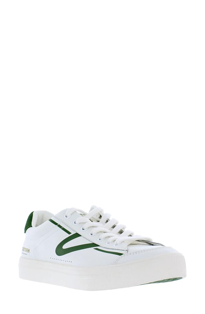 Tretorn Hopper Sneaker in White Green Cover