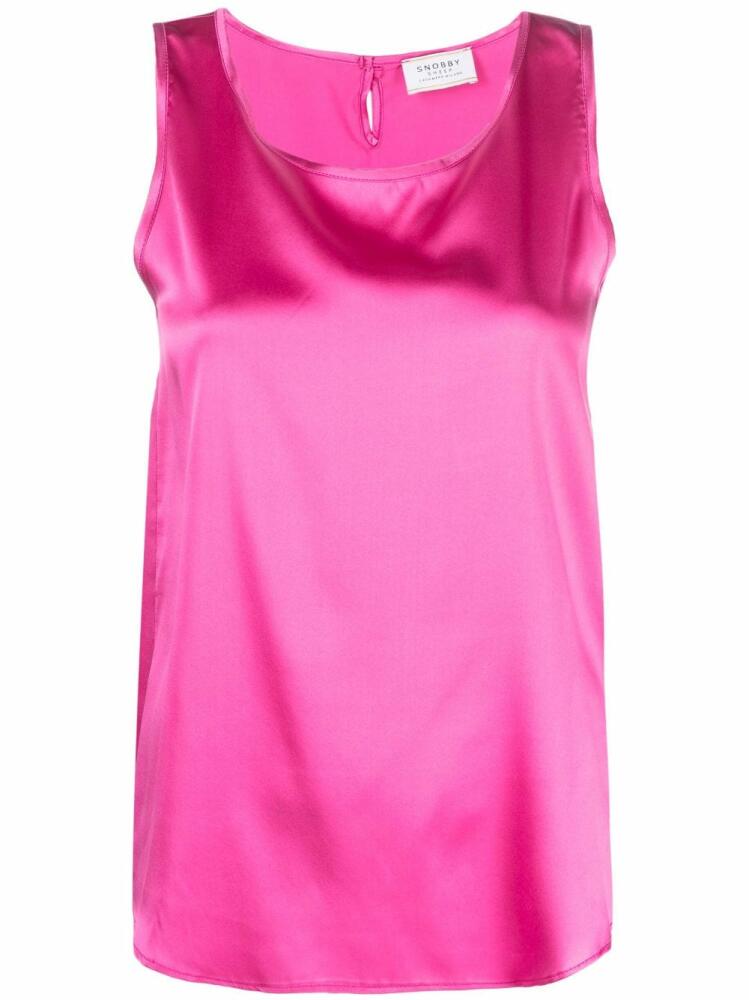 Wild Cashmere sleeveless silk blouse - Pink Cover