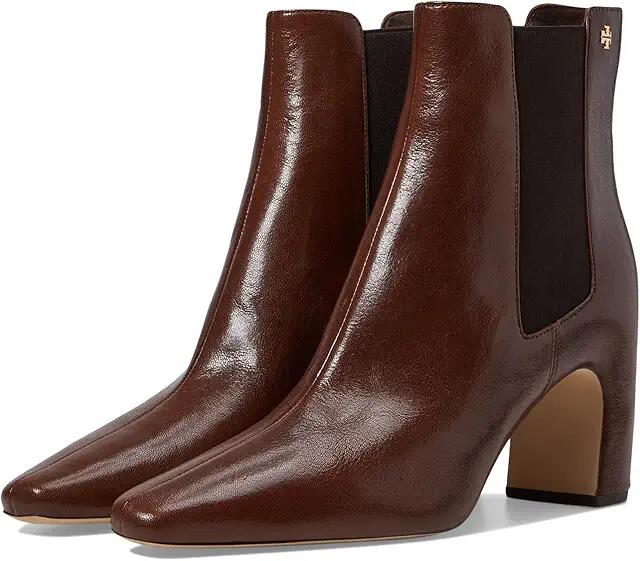 Tory Burch 80 mm Banana Chelsea Boot (Coco Brown/Dark Brown) Women's Boots Cover